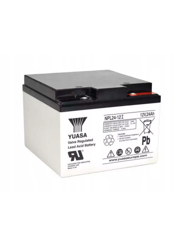 YUASA NPL24-12 24Ah 12V akumulator do wózka maszyn przedłużona żywotność