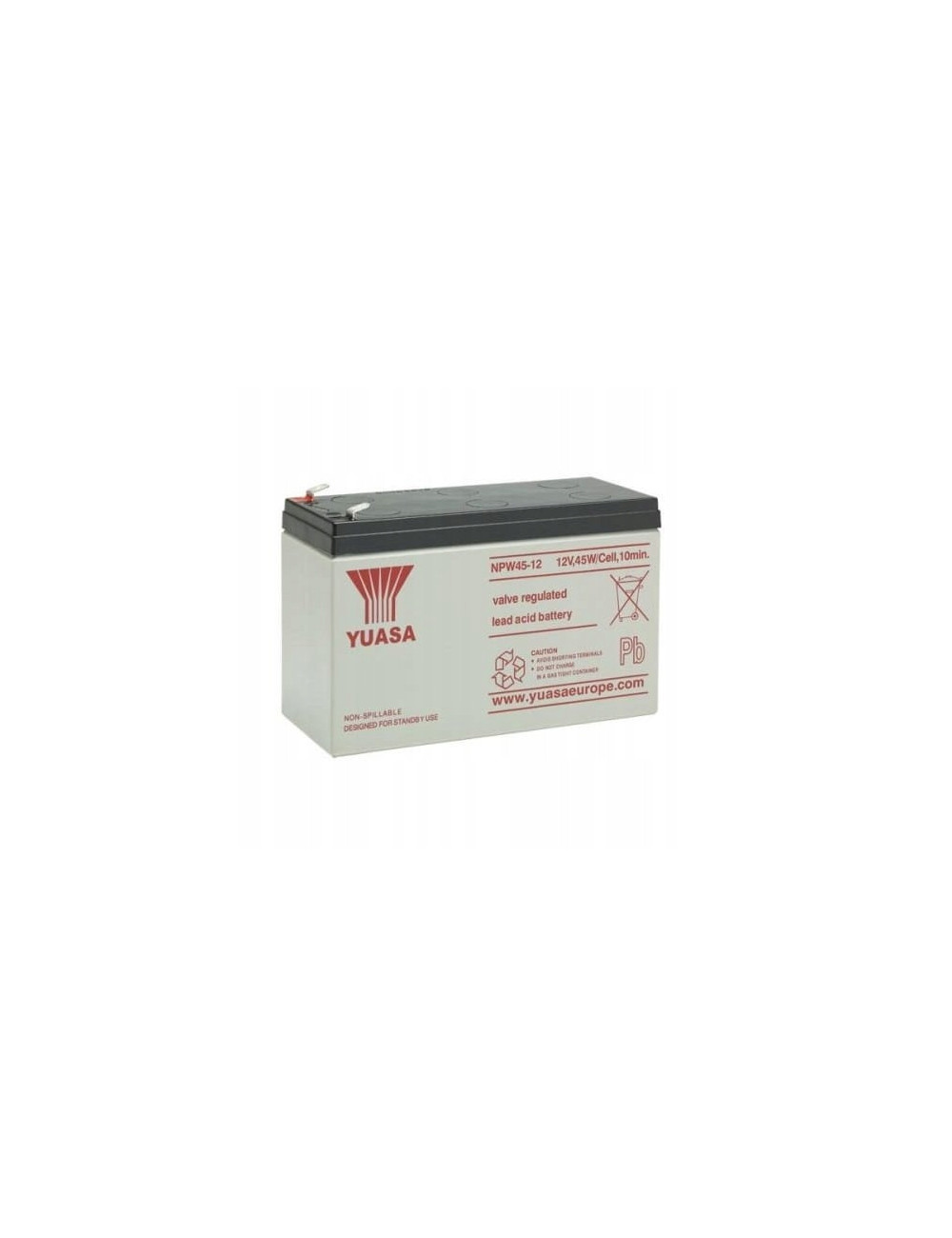 YUASA NPW45-12 7.5Ah 256W 45W/Cell 12V akumulator do pracy cyklicznej