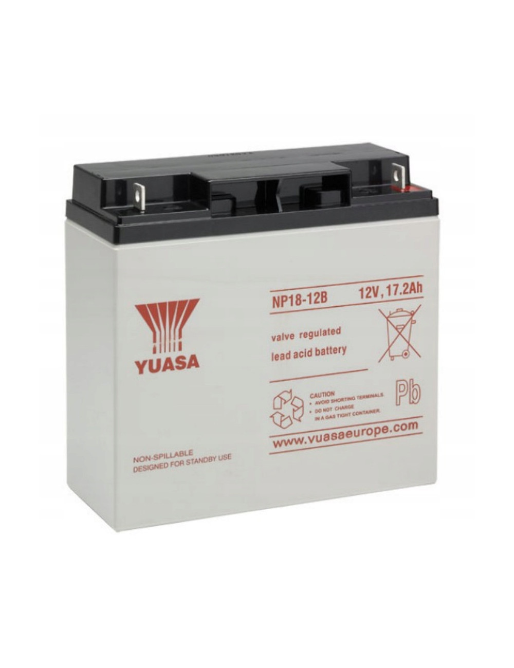 YUASA NP18-12 17,2Ah 12V AGM akumulator do ups buforowy kasy zabawek alarmu