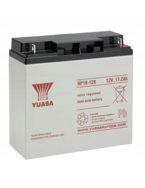 YUASA NP18-12 17,2Ah 12V AGM akumulator do ups buforowy kasy zabawek alarmu