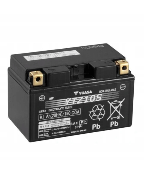 YUASA YTZ10S 12V 8,6Ah 190A Akumulator motocyklowy Honda CBR VT Yamaha YZF