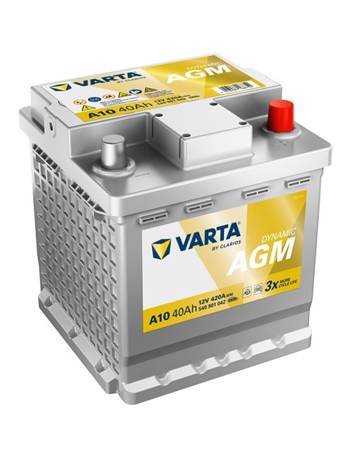 VARTA 40Ah 420A Silver Dynamic A10 AGM P+ 12V Akumulator 175x175x190mm 2026