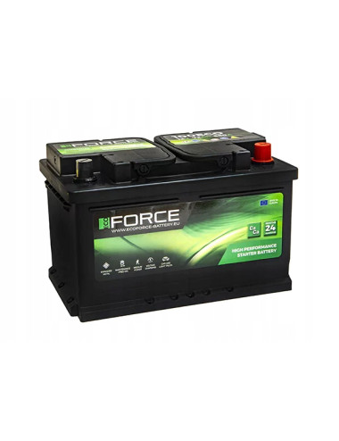 Akumulator ECO-FORCE 72Ah 680A 100ECO L3B P+ 278x175x175 Ford Mondeo Focus
