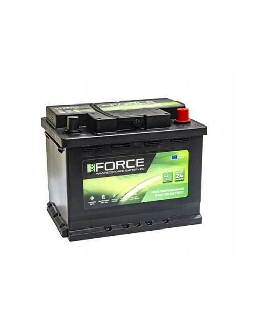 Akumulator ECO-FORCE 62Ah 490A 027ECO L2 P+ 242x175x190mm