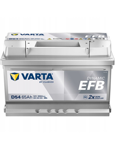 VARTA 65Ah 650A D54 EFB Akumulator Ford Focus Mondeo Kuga NOWA SERIA