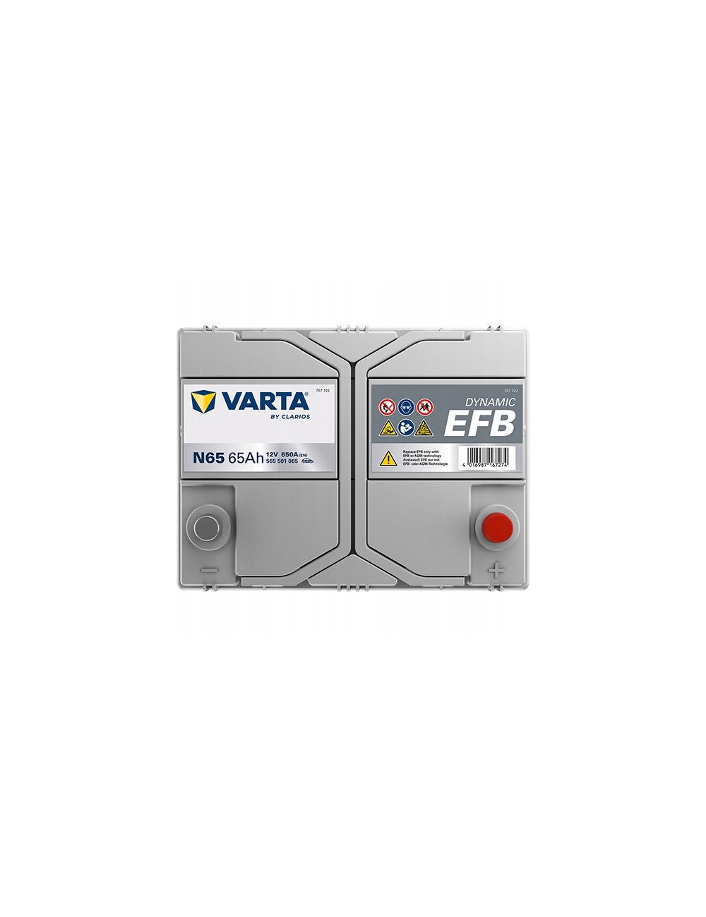 VARTA 65Ah 650A Dynamic EFB N65 D23 12V Akumulator SUBARU XV MAZDA 5 ASX