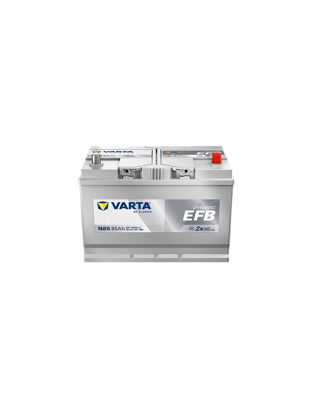 VARTA 85Ah 800A N85 EFB P+ Akumulator D31 335 Mitsubishi ASX Toyota Mazda 6