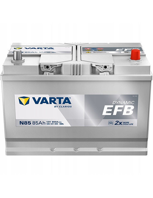 VARTA 85Ah 800A N85 EFB P+ Akumulator D31 335 Mitsubishi ASX Toyota Mazda 6