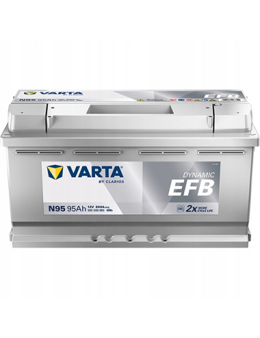 VARTA 95Ah 850A Dynamic EFB N95 12V Akumulator H8 L5 Audi A4 A5 A6 3.0TDI