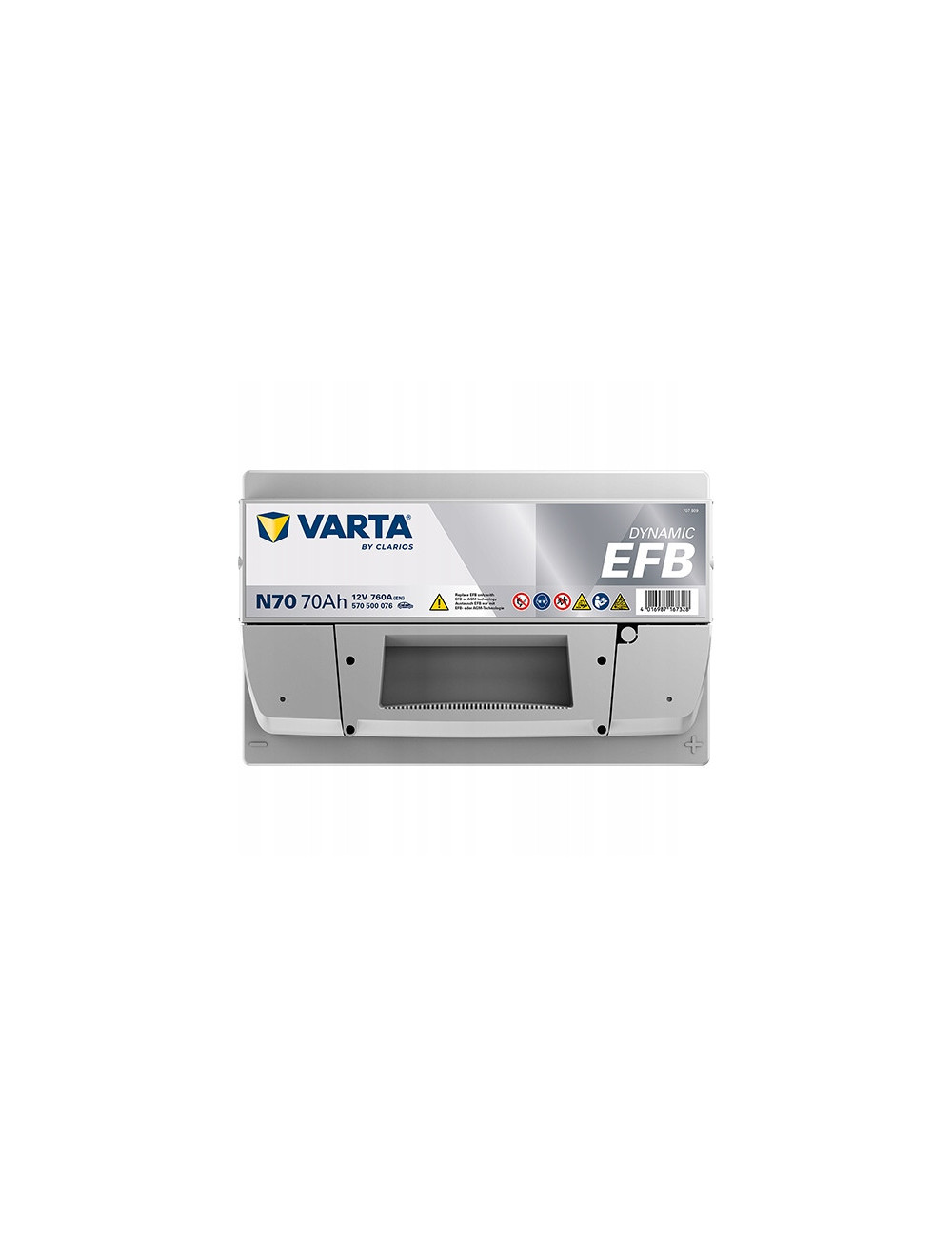 VARTA 70Ah 760A Dynamic EFB N70 12V Akumulator AUDI SEAT VW 2.0TDI 1.6TDI