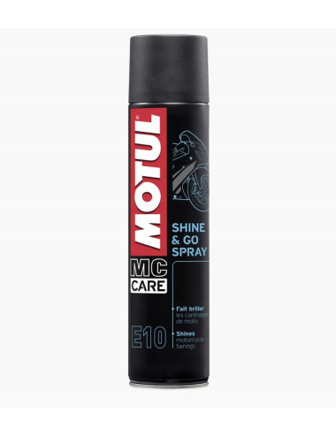 MOTUL E10 Shine&Go do polerowania owiewek plasików błotników motocykla