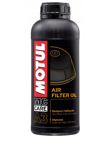 MOTUL A3 AIR FILTER OIL SPRAY olej do nasączania piankowych filtrów 1L