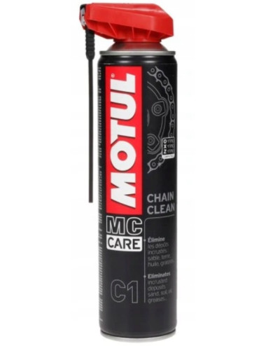 MOTUL C1 do czyszczenia łańcucha motocyklowego ze smaru odtłuszcza 400ml