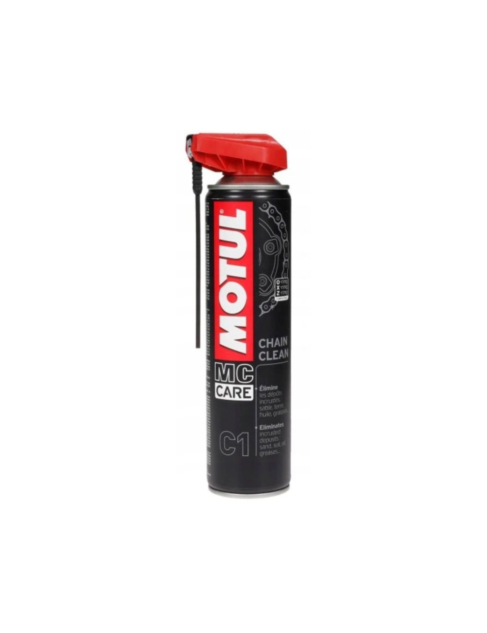 MOTUL C1 do czyszczenia łańcucha motocyklowego ze smaru odtłuszcza 400ml