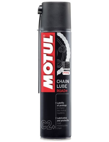 MOTUL C2+ Smar do łańcucha motocyklowego biały CHAIN LUBE ROAD+ 0.4L teflon