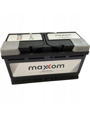 Akumulator MAXXOM 100Ah 800A P+ 353X175X190mm L5A Audi A6 BMW E90 E39