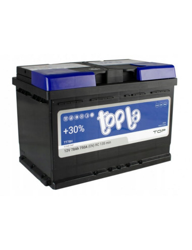 Akumulator TAB Topla TOP 78Ah 750A P+ 278X175X190mm L3A Volkswagen Passat