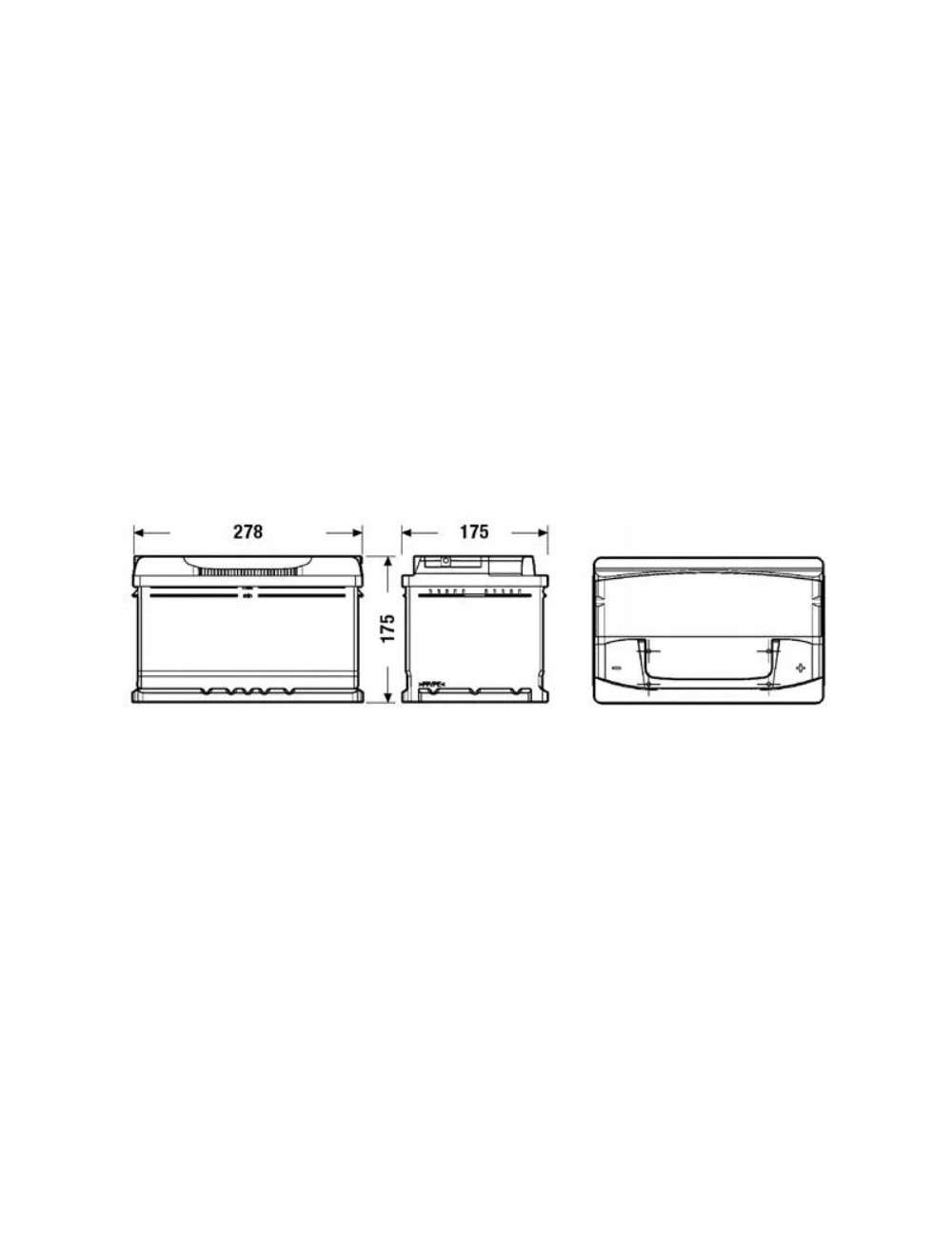 Akumulator TAB Topla Energy 73Ah 630A P+ 278X175X175 L3B Ford Mondeo Niski