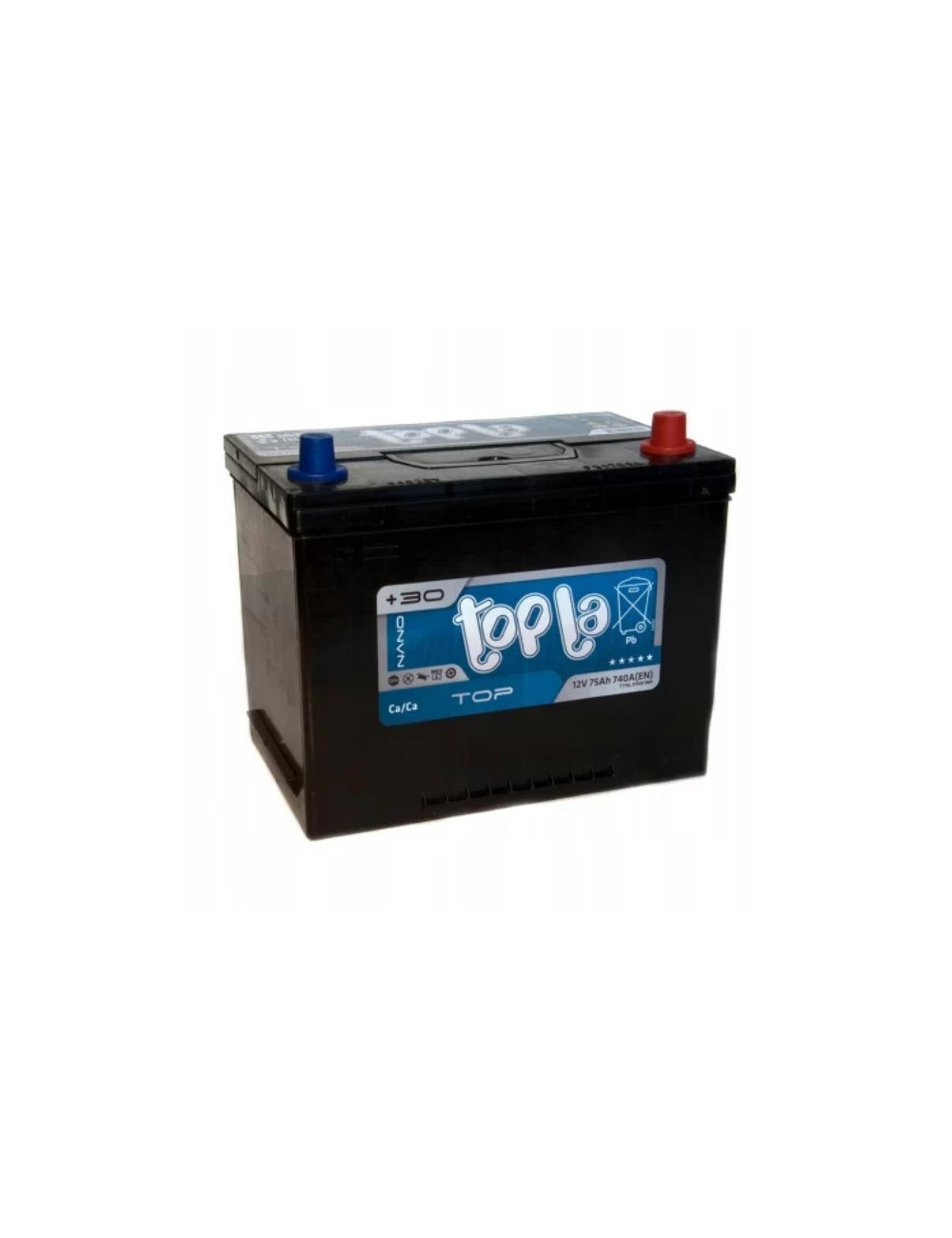 Akumulator TAB Topla TOP 75Ah 740A P+ 259X175X200/221mm D26 Toyota Subaru