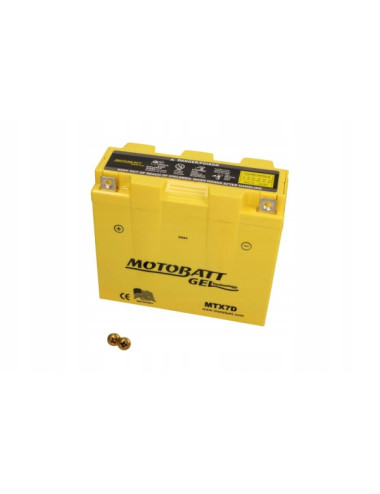 Akumulator motocyklowy MOTOBATT MTX7D 7Ah 110A GEL Żelowy 12N7A-4A