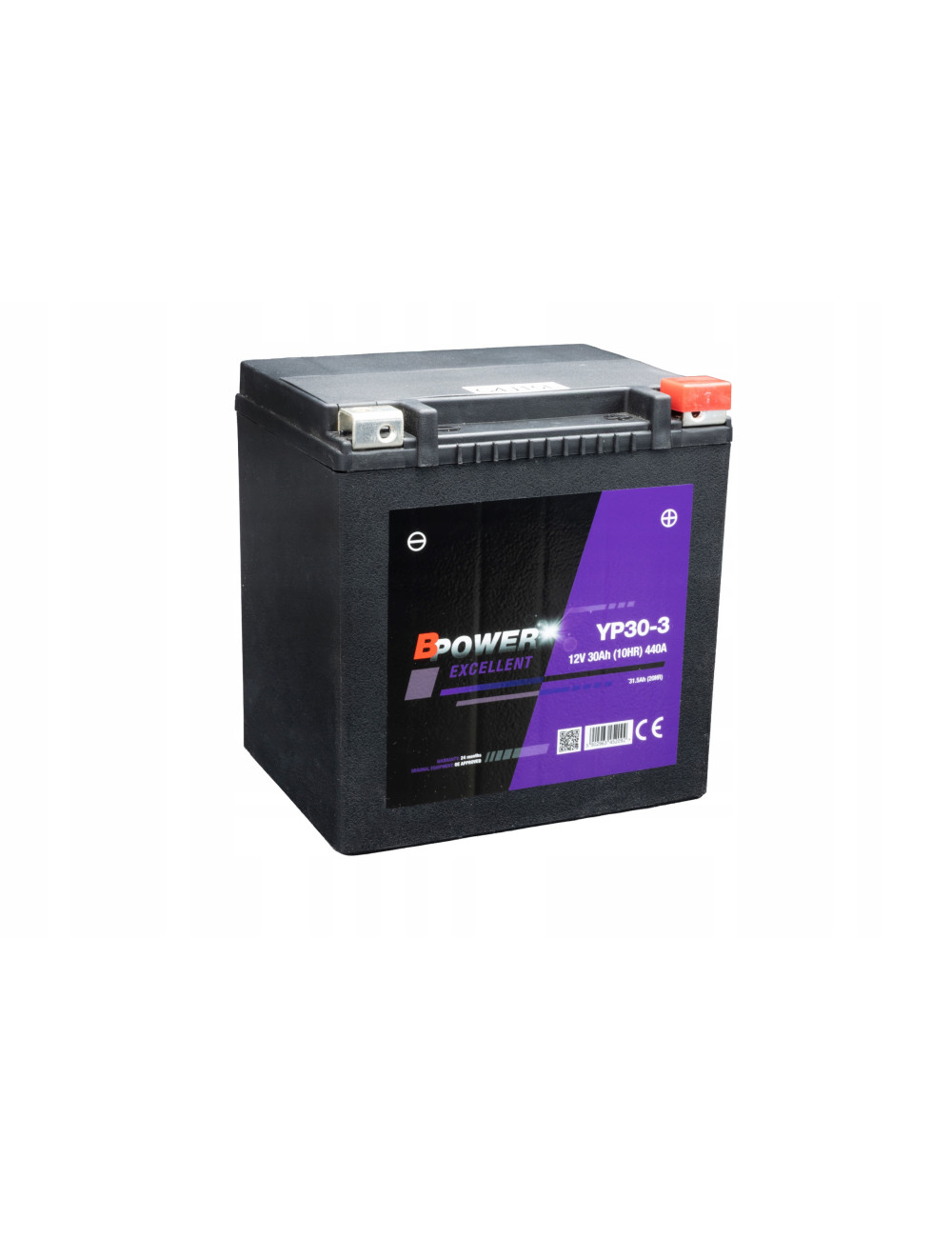 Akumulator BPower YP30-3 30Ah 440A Excellent AGM YIX30L YB30LB 53030 Harley