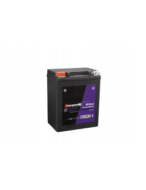 Akumulator BPower YP15-4 13Ah 250A Excellent AGM YTX14AH-BS YB14-A2 B2