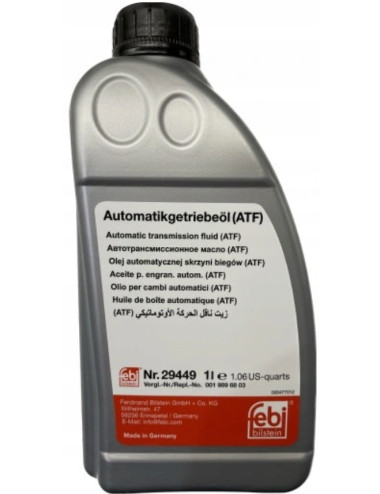 FEBI Olej do automatycznej skrzyni biegów 5G 7G MB236.14 Mercedes ATF 134