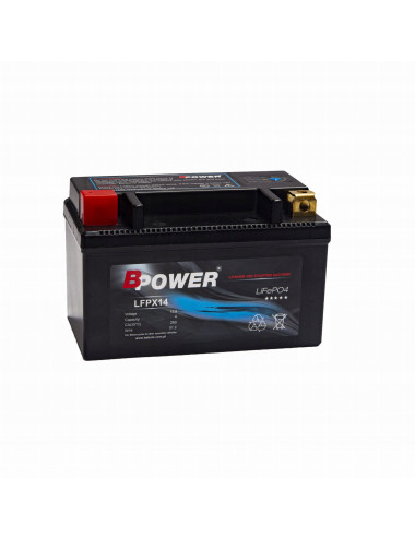 Akumulator BPower LFPX14 4Ah 280A LITOWY LiFePO4 mocny YTX14-BS YTX14H-BS