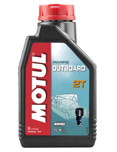 MOTUL OUTBOARD 2T 1L Olej do mieszanki niebieski do dwusuwa MARINE TC-W3