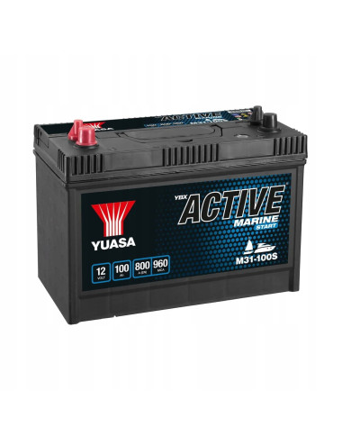 YUASA 100Ah M31-100S Akumulator do Łodzi Motorówki silnika elektrycznego