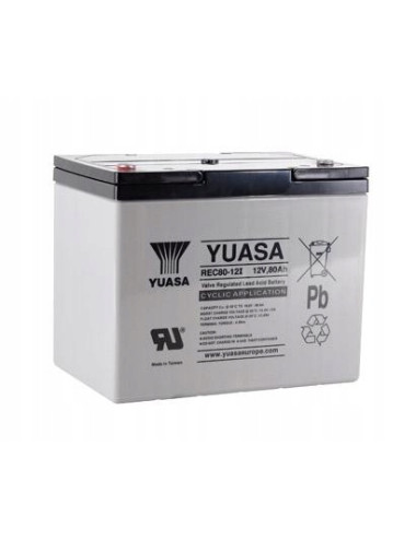 YUASA REC80-12 80Ah akumulator zasilania awaryjnego podtrzymania DEEP CYCLE