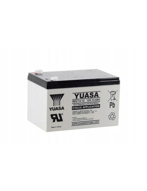 YUASA REC14-12 14Ah 12V Deep Cycle akumulator głębokiego rozładowania