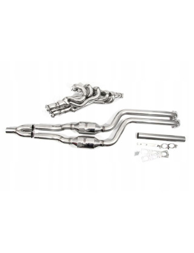 Sportowy kolektor + katalizatory BMW 3 E46 M52B28 M54B30 M52 320i 330i 328i
