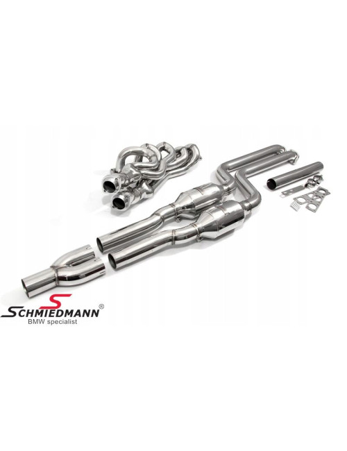 Sportowy kolektor + katalizatory BMW 3 E46 M52B28 M54B30 M52 320i 330i 328i