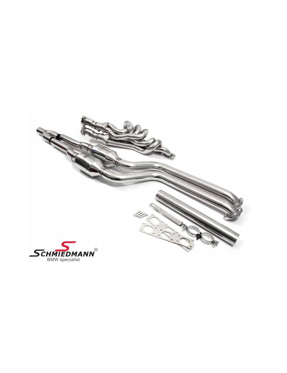 Sportowy kolektor + katalizatory BMW 3 E46 M52B28 M54B30 M52 320i 330i 328i