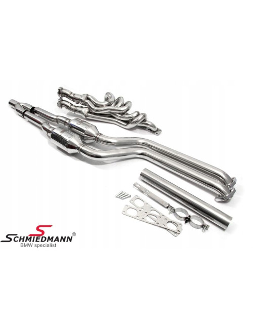 Sportowy kolektor + katalizatory BMW 3 E46 M52B28 M54B30 M52 320i 330i 328i