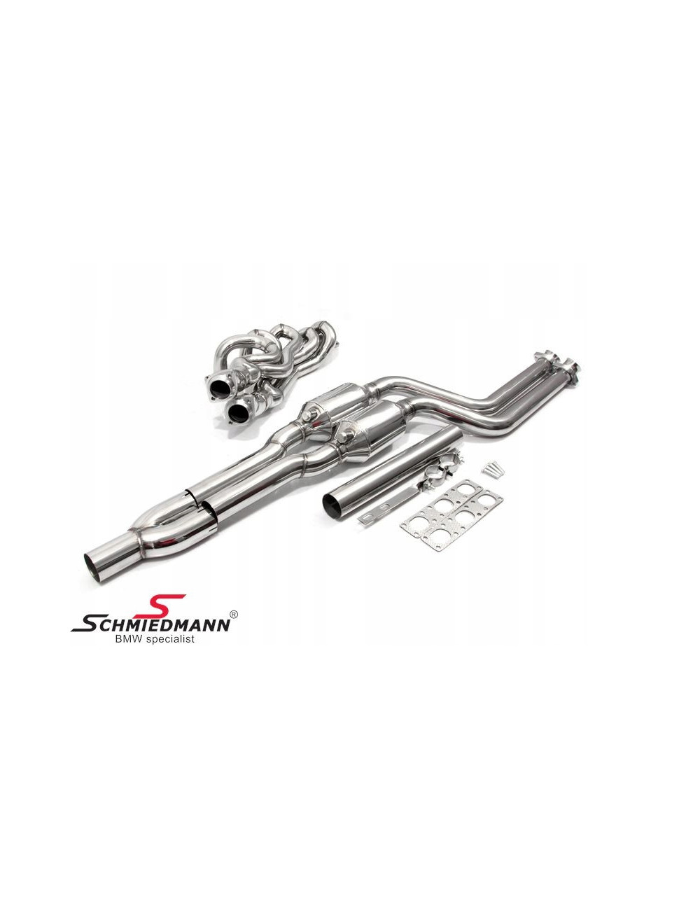 Sportowy kolektor + katalizatory BMW 3 E46 M52B28 M54B30 M52 320i 330i 328i