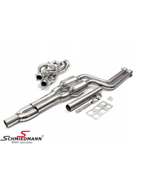 Sportowy kolektor + katalizatory BMW 3 E46 M52B28 M54B30 M52 320i 330i 328i
