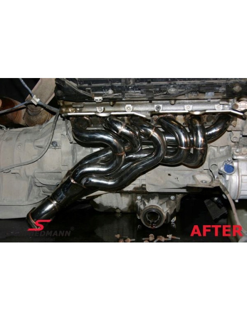 Sportowy kolektor + katalizatory BMW 3 E46 M52B28 M54B30 M52 320i 330i 328i
