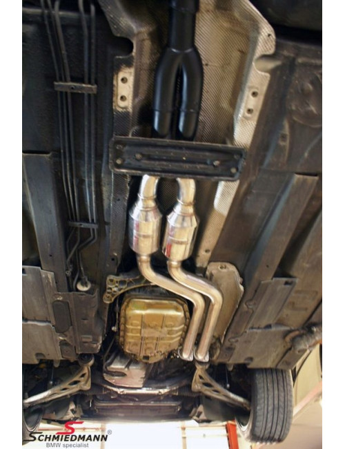 Sportowy kolektor + katalizatory BMW 3 E46 M52B28 M54B30 M52 320i 330i 328i