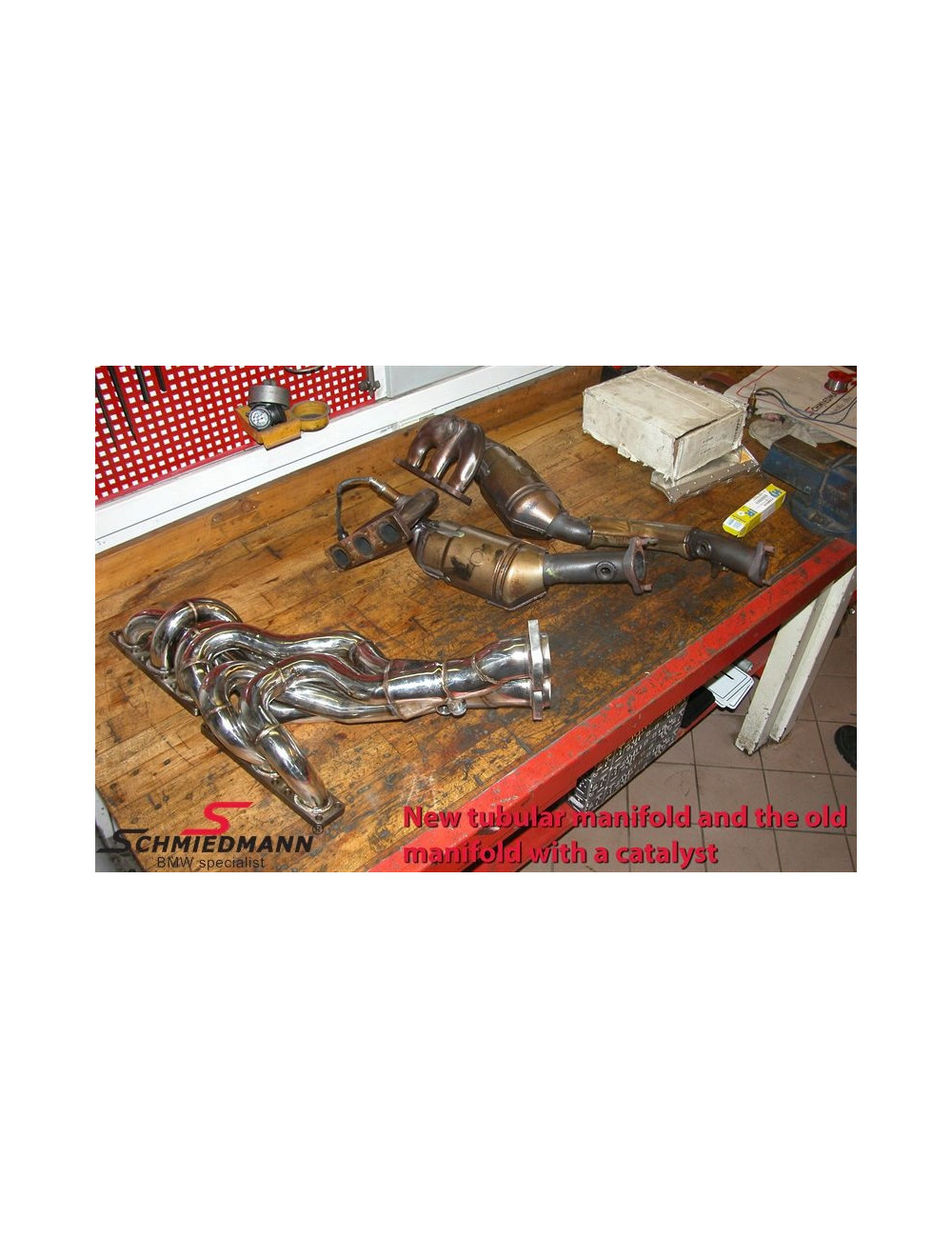 Sportowy kolektor + katalizatory BMW 3 E46 M52B28 M54B30 M52 320i 330i 328i