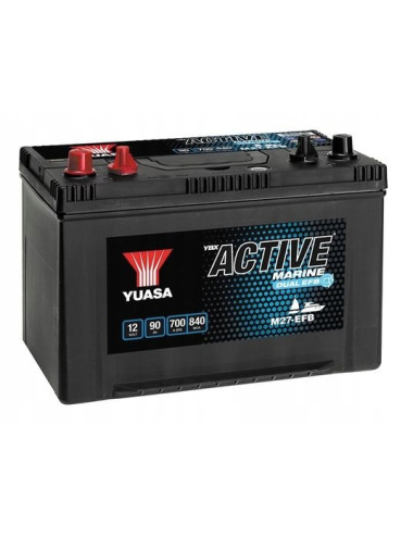 YUASA 90Ah 700A M27-EFB EFB L+ 12V Akumulator