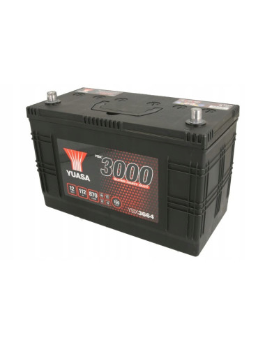 YUASA 112Ah 870A YBX3664 L+ 12V Akumulator CASE 5000 John Deere 7000 8000