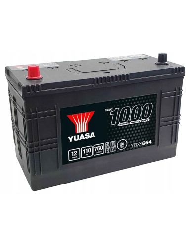 YUASA 110Ah 750A YBX1664 Akumulator CASE IH MAXXUM JOHN DEERE CANTER FUSO