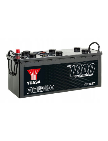 YUASA 120Ah 680A YBX1627 L+ 12V Akumulator Mercedes ATEGO 513x223x189 IVECO