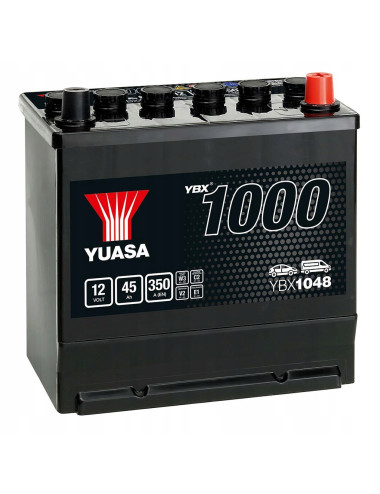 YUASA 45Ah 350A YBX1048 P+ 12V Akumulator