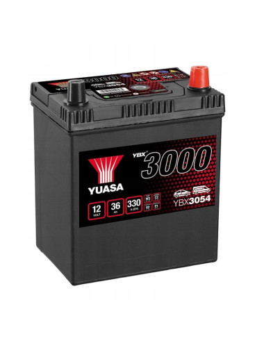 YUASA 36Ah 330A YBX3054 P+ 12V Akumulator Suzuki ALTO BALENO Honda JAZZ