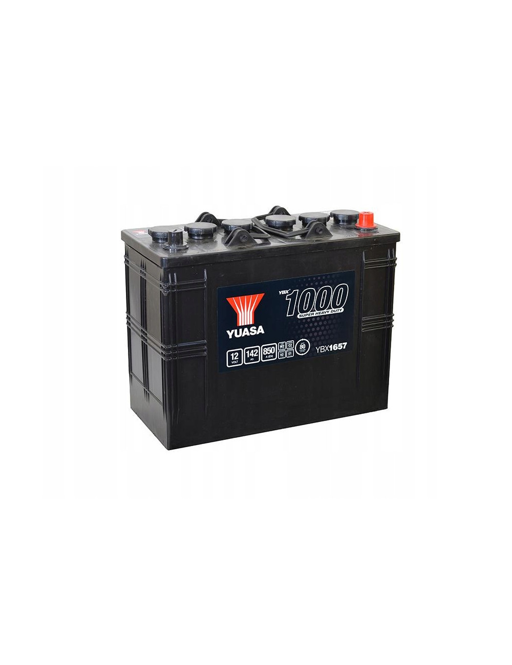 YUASA 142Ah 850A YBX1657 P+ Akumulator MULTICAR Tremo DAF LF FA FAN FT 55