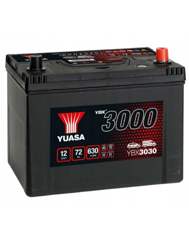 YUASA 72Ah 600A YBX3030 P+ 12V Akumulator