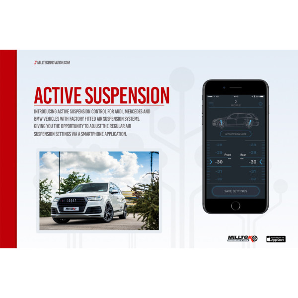 Milltek Active Suspension Control Audi RS6 C7 4.0 TFSI SSXAU672